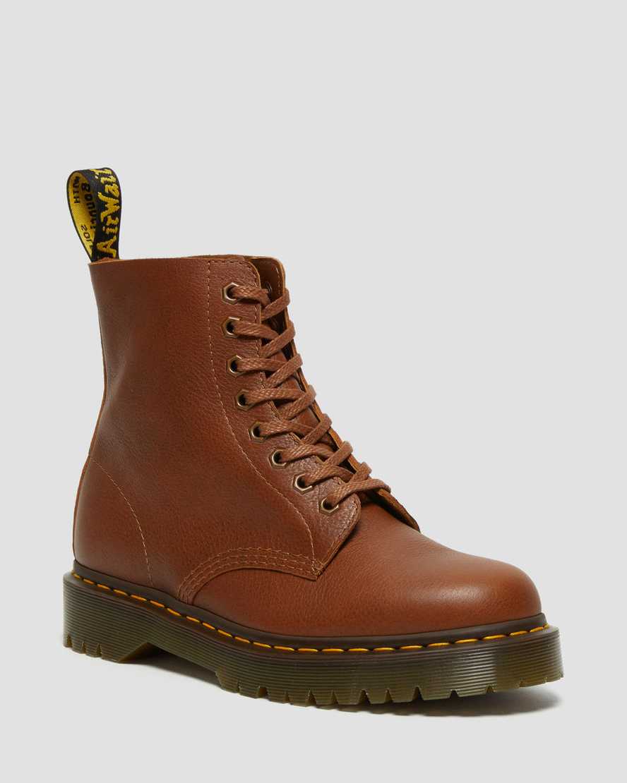 Dr. Martens 1460 Pascal Bex Nahka Miesten Nauhalliset Nilkkurit - Ruskea Nilkkurit [758-MARHKN]